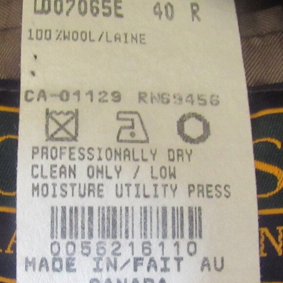 Chaps Ralph Lauren Houndstooth Jacket 40R Vintage 70's 100% Pure Wool  A-1115 - Picture 8 of 9